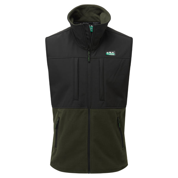 Ladies Hybrid Fleece Vest